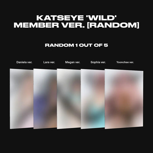 KATSEYE - [WILD] Album  (Member Ver) + Weverse shop gift
