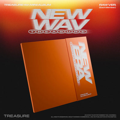 TREASURE - 4th MINI ALBUM [NEW WAV] RAW VER. + POB