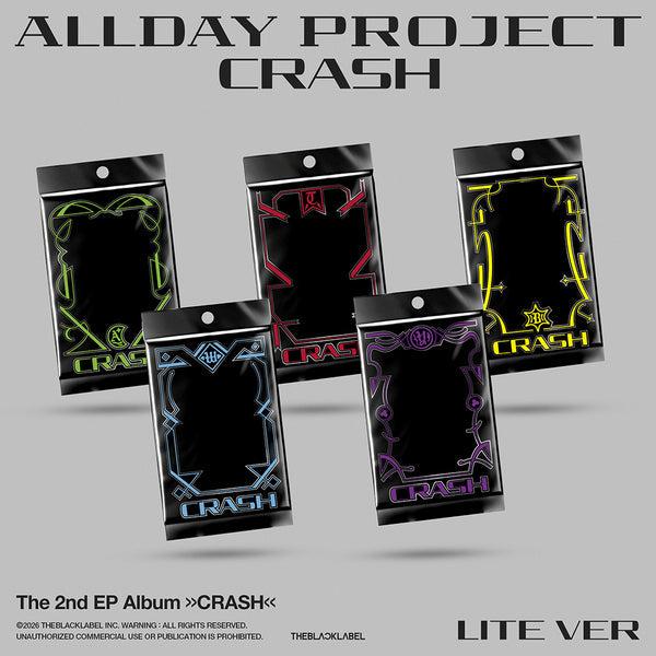 ALLDAY   PROJECT   2ND   EP   ALBUM   -   CRASH  (LITE   VER.)     + POB