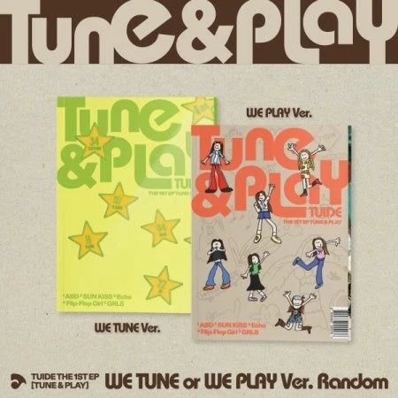 TUIDE - [TUNE & PLAY] 1st EP Album (PHOTOBOOK VER.) + POB