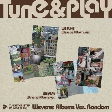 TUIDE - [TUNE & PLAY] 1st EP Album (WEVERSE ALBUMS VER.) + POB