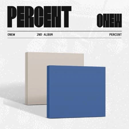 [ENTREGA INMEDIATA] ONEW - [PERCENT] 2nd Album DIGIPACK Version (RANDOM) + POB