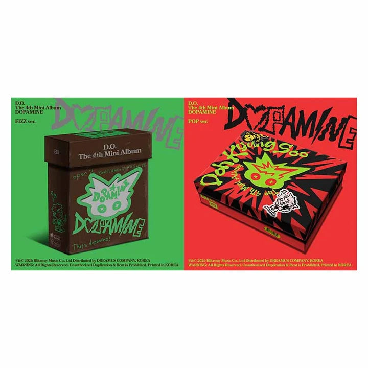 DOH KYUNG SOO (D.O.) - The 4th Mini Album [DOPAMINE] (POP ver/FIZZ ver) + POB