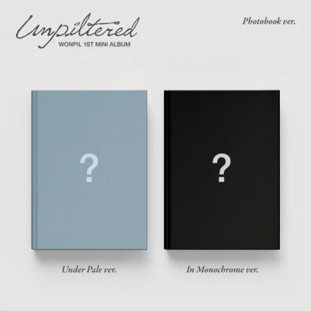 WONPIL - [UNPILTERED] 1st Mini Album  + POB