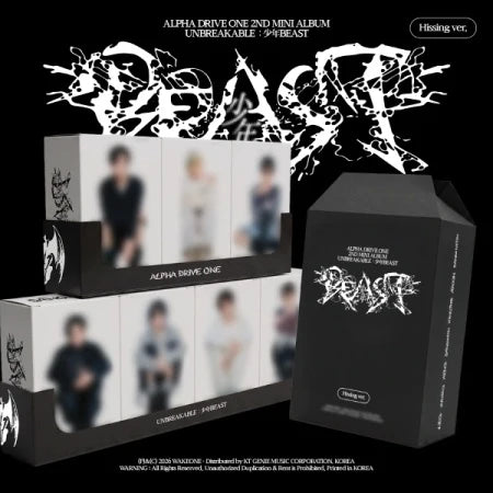 ALPHA DRIVE ONE – THE 2ND MINI ALBUM [UNBREAKABLE : 少年BEAST] (Hissing Ver.) + POB