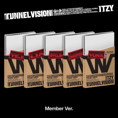 ITZY 11th Mini Album [TUNNEL VISION] (Member Ver.) + POB