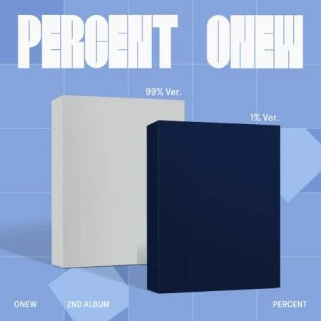 [ENTREGA INMEDIATA] ONEW - [PERCENT] 2nd Album PHOTOBOOK Version (RANDOM) + POB