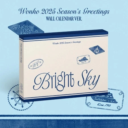 WONHO - [BRIGHT SKY] 2025 SEASON'S GREETINGS WALL CALENDAR Version