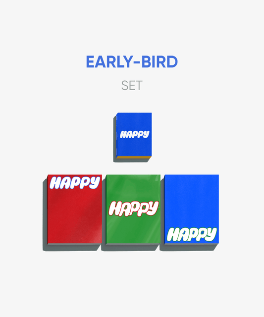 [SET 4CD] Jin 1st Solo Album 'Happy ' SET +  Weverse Albums ver.  (EARLY BIRD EVENT)