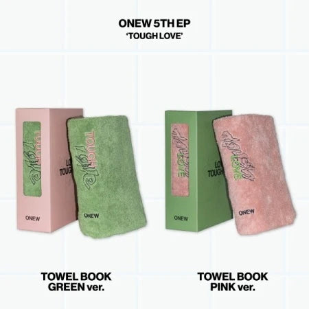 ONEW - [TOUGH LOVE] 5th Mini Album (TOWEL BOOK Version) + POB