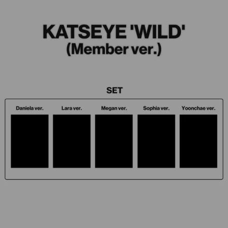 KATSEYE - [WILD] Album  (Member Ver) + Weverse shop gift