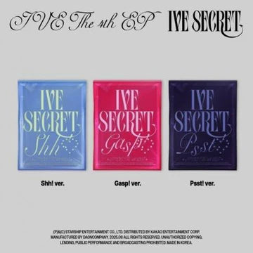 IVE - [IVE SECRET] 4th Mini Album + POB