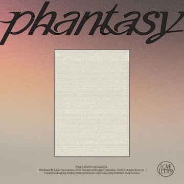 THE BOYZ - [PHANTASY : PT.3 LOVE LETTER] 2nd Album