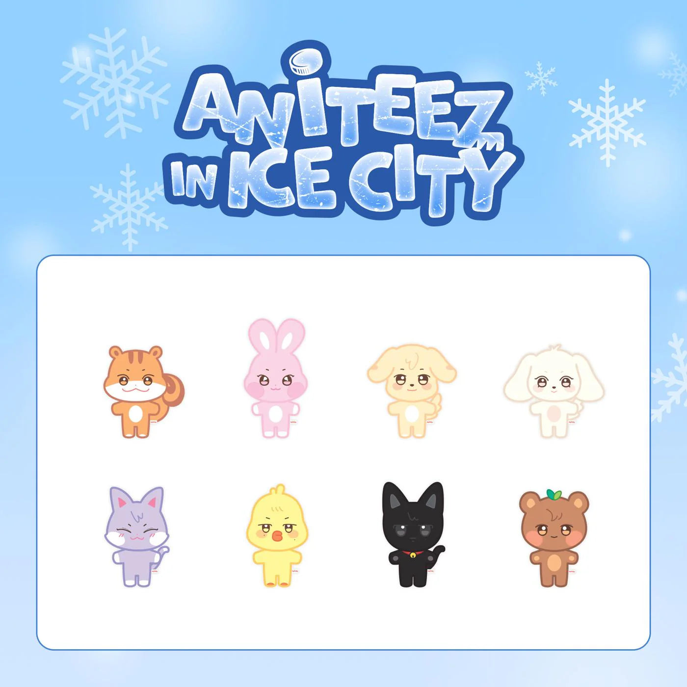 ATEEZ - [ANITEEZ IN ICE CITY] 2024 ANITEEZ POP-UP MD PLUSH DOLL