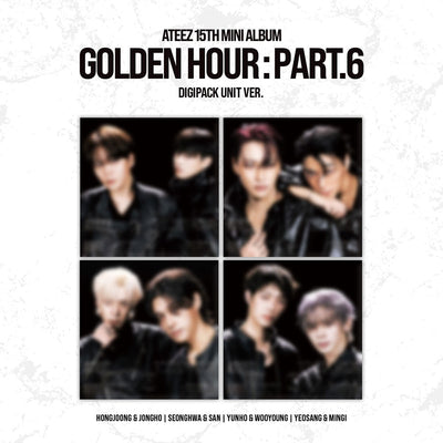 ATEEZ 15th Mini Album - GOLDEN HOUR : Part.6  (DIGIPACK UNIT VER.) + POB