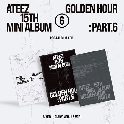 ATEEZ 15th Mini Album - GOLDEN HOUR : Part.6 (POCAALBUM)