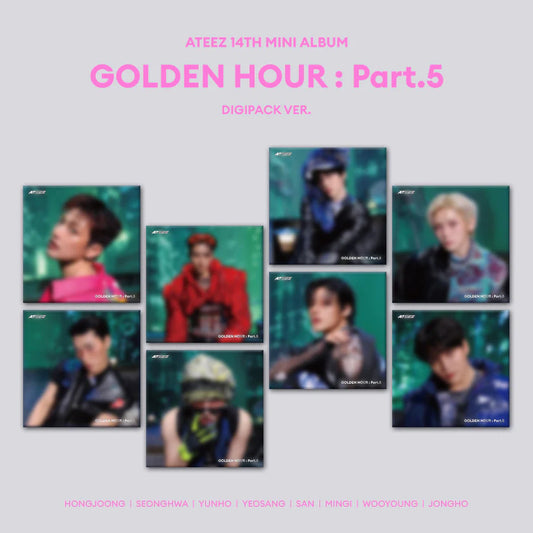 ATEEZ - [GOLDEN HOUR : Part.5] DIGIPACK Ver.. + POB