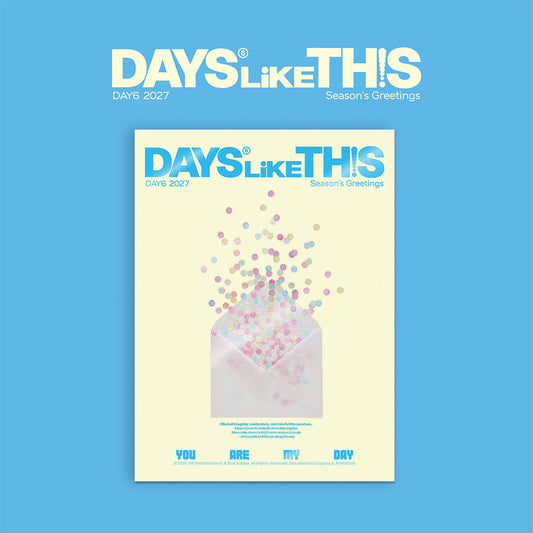 DAY6 - 2027 Season's Greetings [DAYS LIKE THIS]+ Photocard Set POB