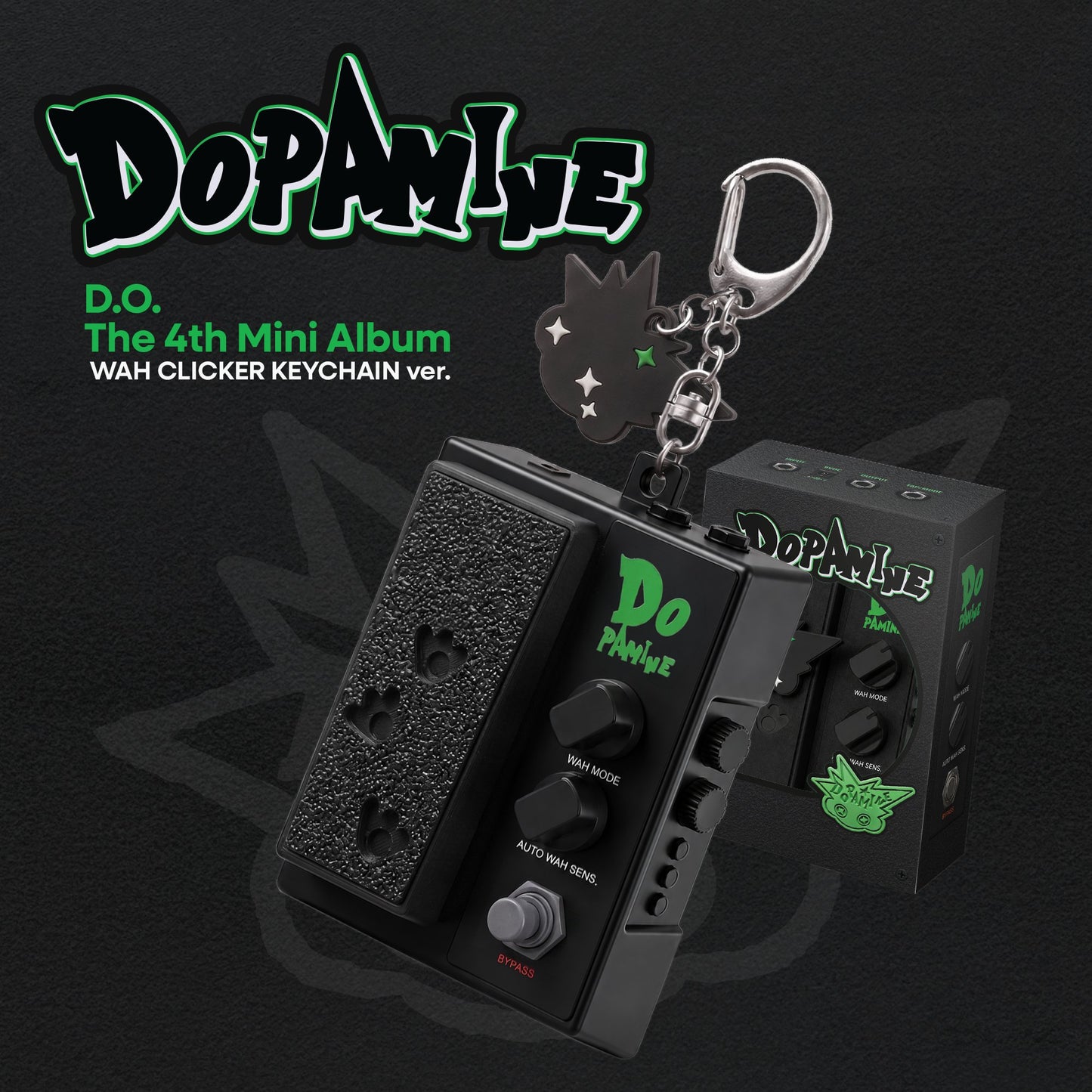 DOH KYUNG SOO (D.O.) - The 4th Mini Album [DOPAMINE] (WAH CLICKER KEYCHAIN ver)