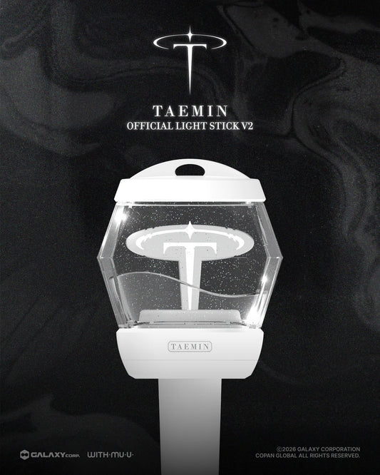 TAEMIN OFFICIAL LIGHT STICK V2 + POB