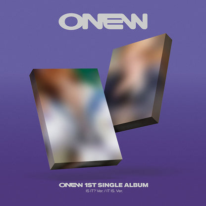 ONEW (SHINee) 1st Single Album - 착각 (Delusion) (NEMO Ver.) + POB