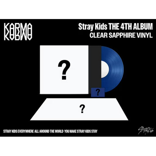 Stray Kids - Karma  Clear Sapphire   Vinyl