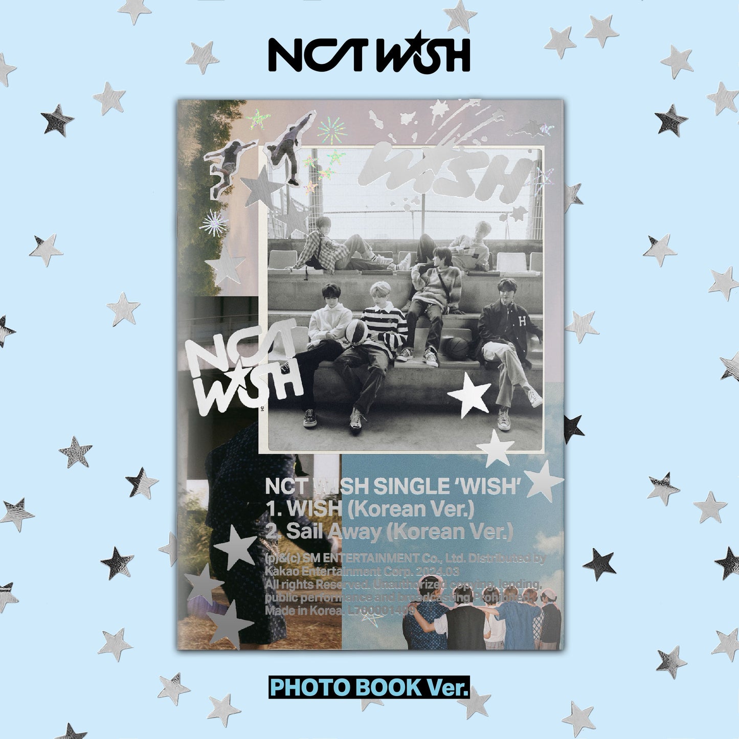 NCT WISH - [WISH] Single Album PHOTOBOOK Version