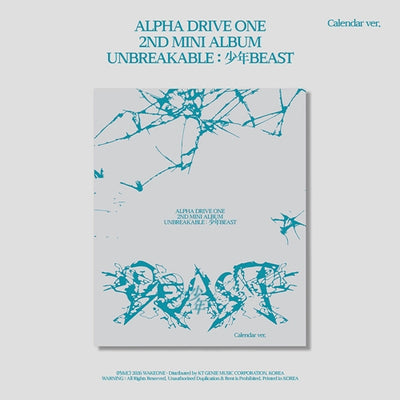 ALPHA DRIVE ONE – THE 2ND MINI ALBUM [UNBREAKABLE : 少年BEAST] (Calendar Ver.)