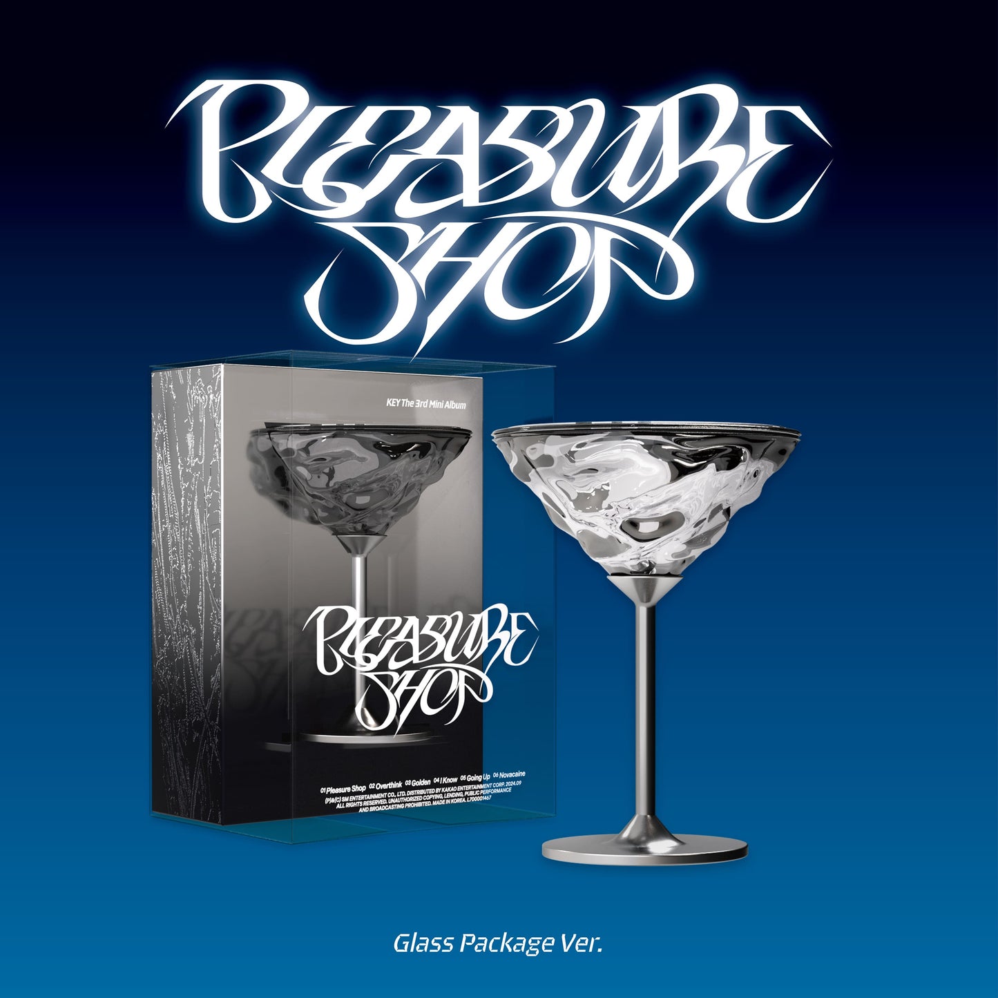 KEY - [PLEASURE SHOP] 3rd Mini Album  (GLASS PACKAGE Version)