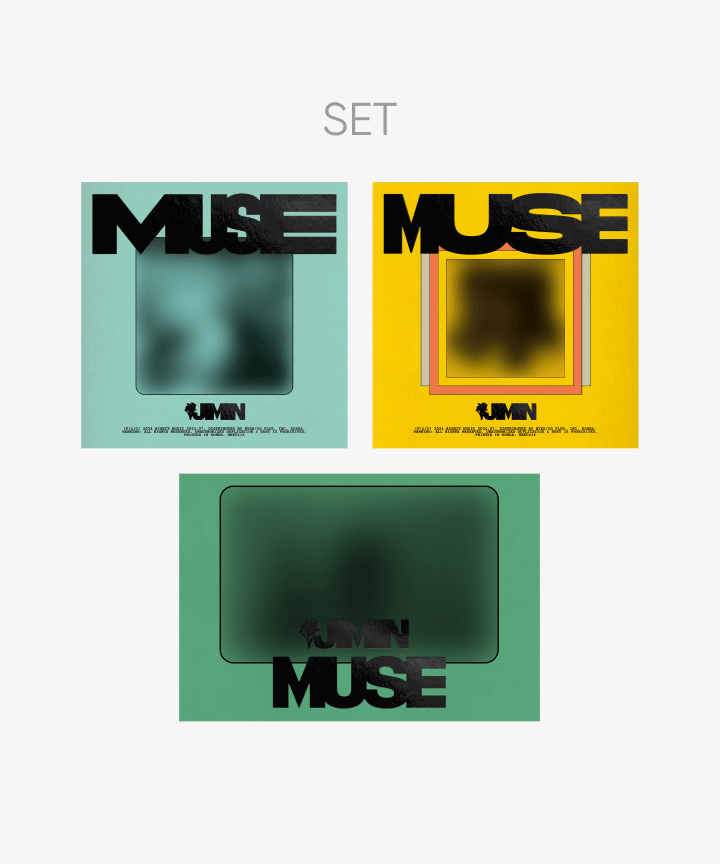 Jimin (BTS) 'MUSE' (Set) + 'MUSE' (Weverse Albums ver.) SET 3VER. + WEVERSE POB