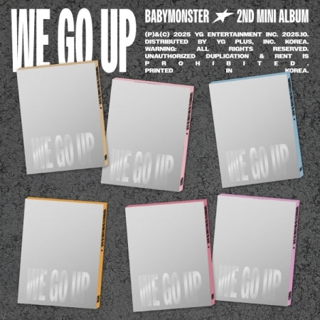 BABYMONSTER - [WE GO UP] 2ND MINI ALBUM (PATTERN VER) + POB
