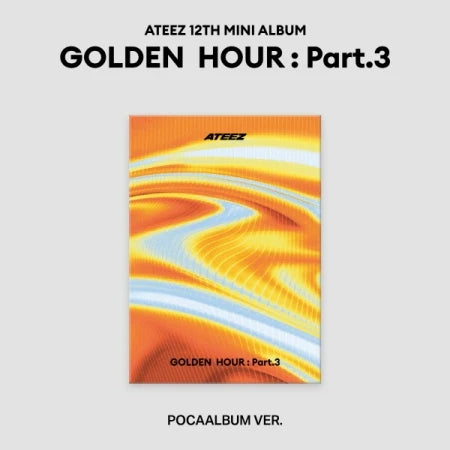 ATEEZ - [GOLDEN HOUR : PART.3] 12th Mini Album [POCAALBUM (SET 9 VER.)] + POB