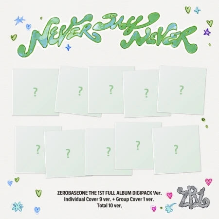 ZEROBASEONE - [NEVER SAY NEVER] 1st Album DIGIPACK VERSION + POB