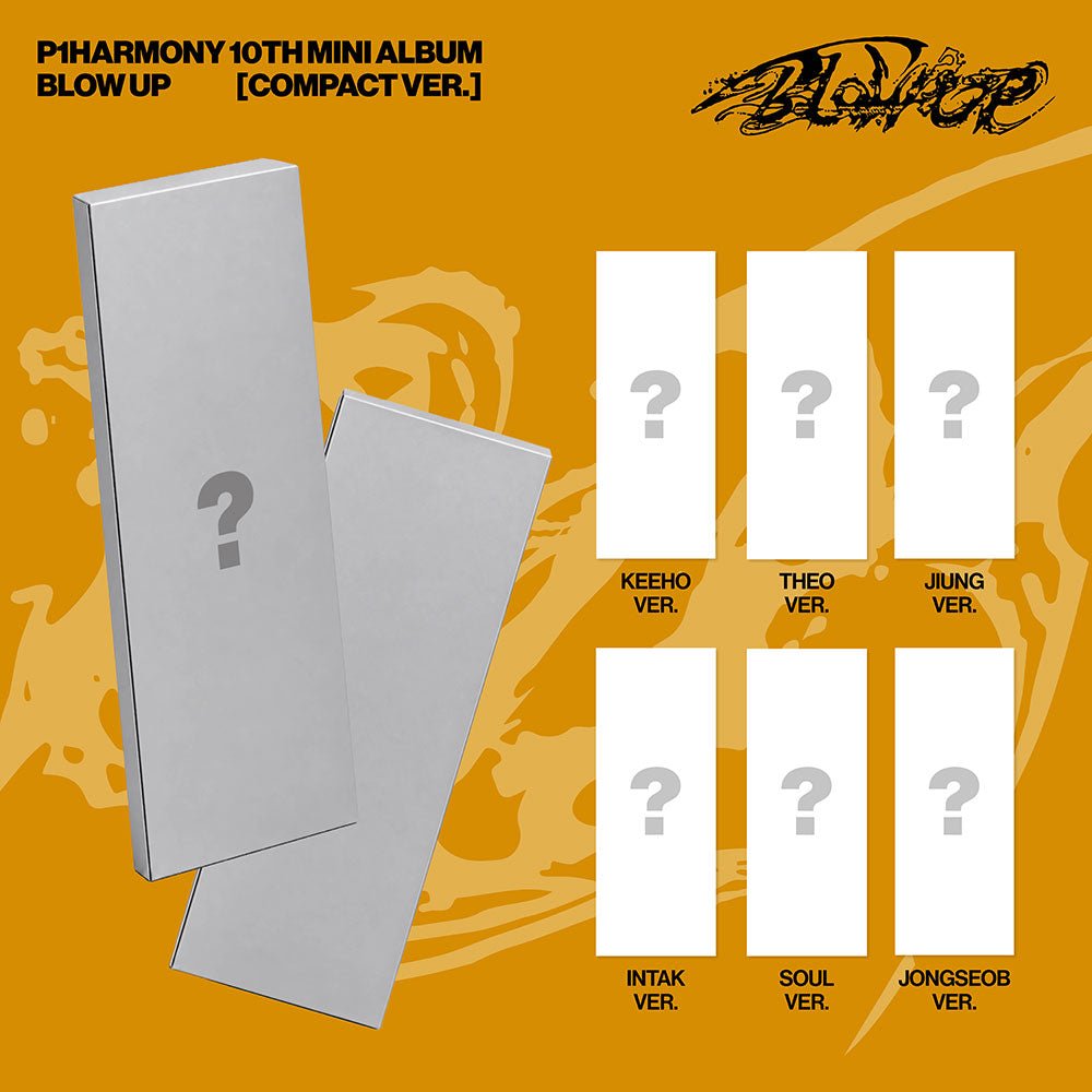P1Harmony 10th Mini Album - BLOW UP (Compact Ver.) +POB