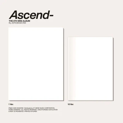 ZEROBASEONE - [ASCEND-] 6th Mini Album (PHOTOBOOK Ver.) + POB