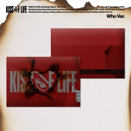 KISS OF LIFE - [WHO IS SHE] 2nd Single Album ( WHO Version) + POB