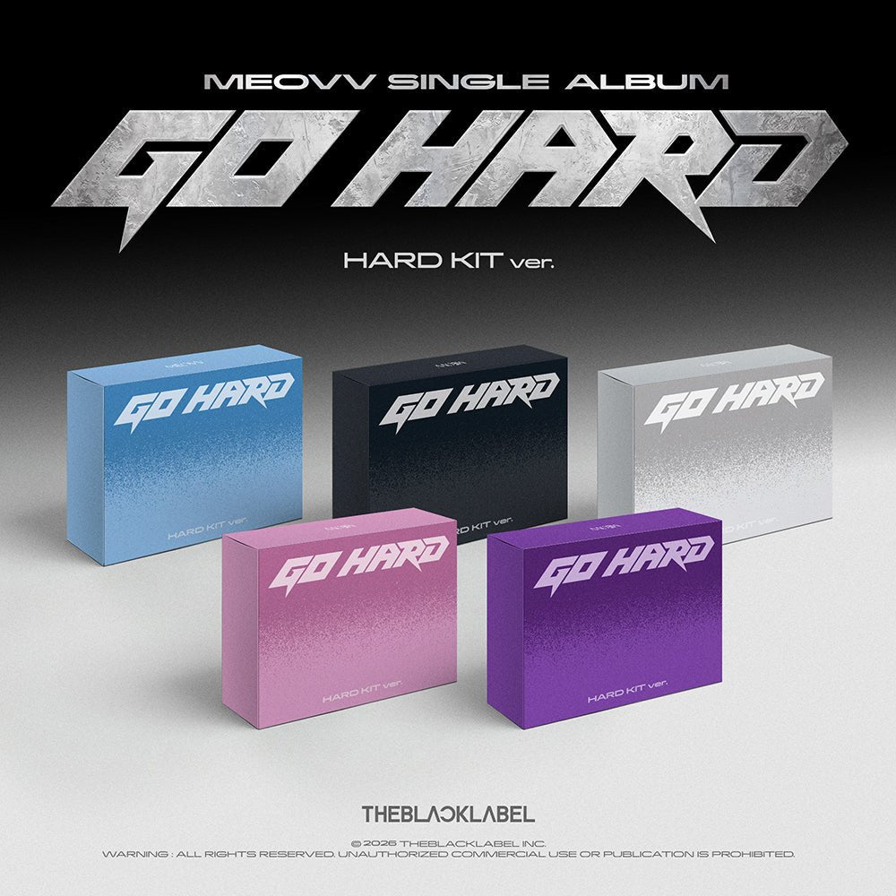 MEOVV- SINGLE ALBUM GO HARD (HARD KIT ver.) + POB
