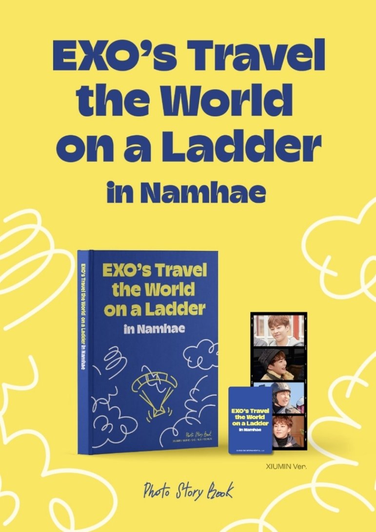 (SET 5 PHOTOBOOKS)  [EXO's Travel the World on a Ladder in Namhae] PHOTO STORY BOOK