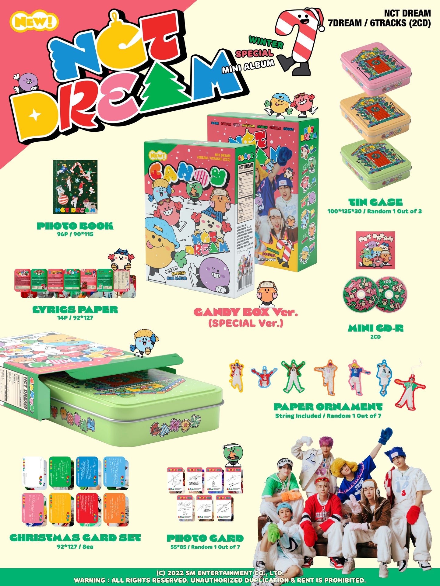 NCT DREAM - Candy [ Winter Special Mini Album] (BOX Ver.) LIMITED