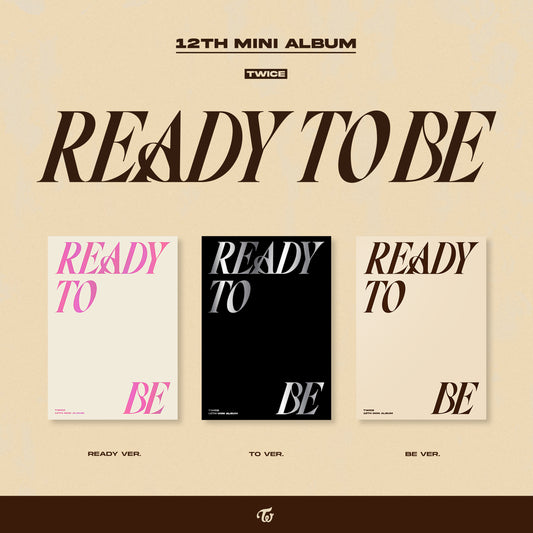 Twice 12th Mini Album - Ready To Be  (RANDOM)