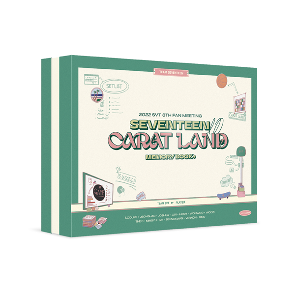 Seventeen - 2022 SVT 6TH FAN MEETING [SEVENTEEN in CARAT LAND] MEMORY BOOK+ DVD